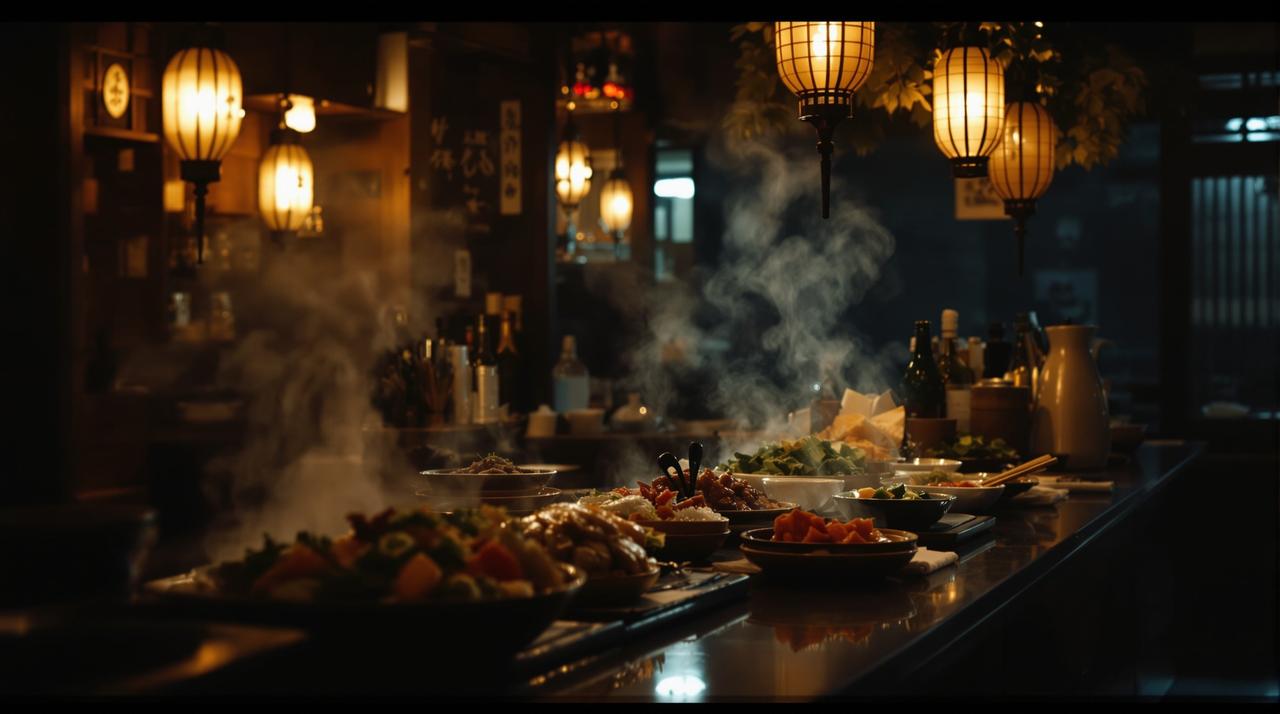 桃花影视短视频：美食探店：隐藏的深夜食堂